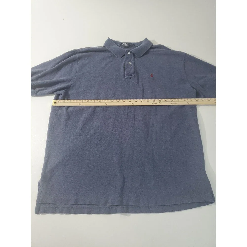 Polo By Ralph Lauren‎ Men's Short Sleeve Polo Shirt, Blue, XL